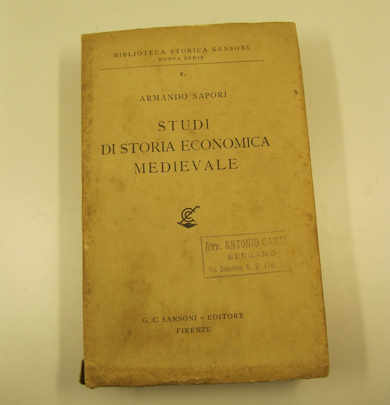 Studi di storia economica medioevale